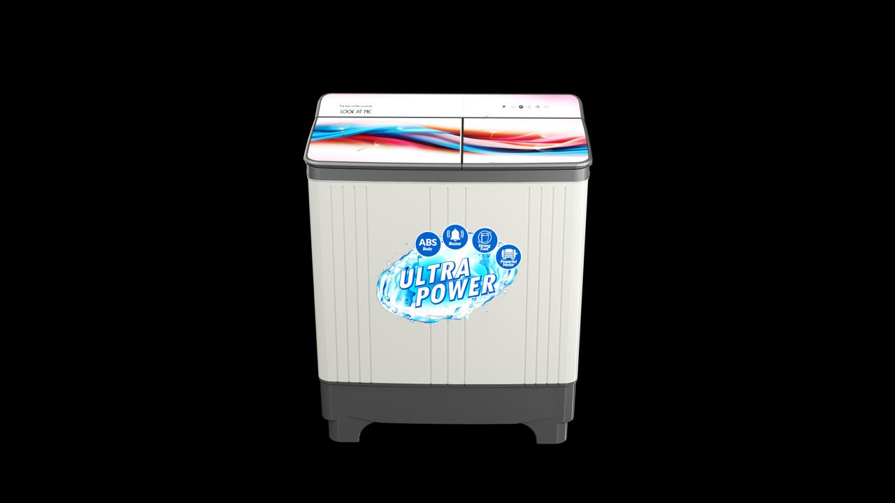NEX04 7.5 kg Semi-Automatic Top Load Washing Machine With Magic Filter (Aqua Wash, MAROON)