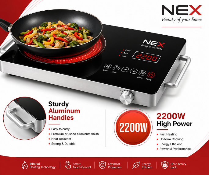 Annex Eco-Smart Induction Cooktop 2000W