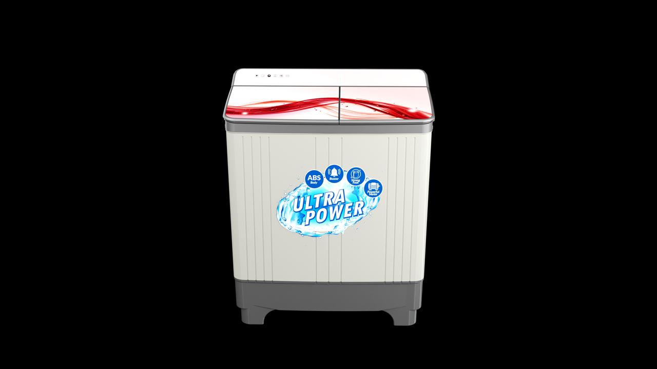 NEX04 7.5 kg Semi-Automatic Top Load Washing Machine With Magic Filter (Aqua Wash, MAROON)
