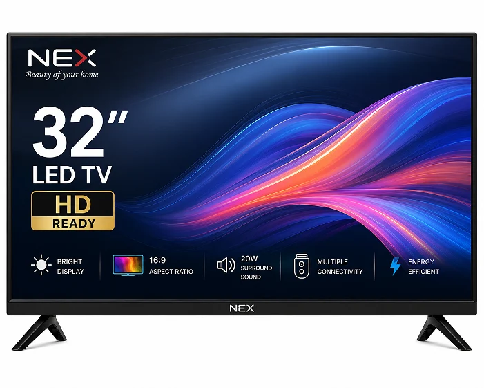 NEX02-32FN 80 cm (32 inches) FHD  LED TV 32FN With A+ Grade Panel (slim bezels)