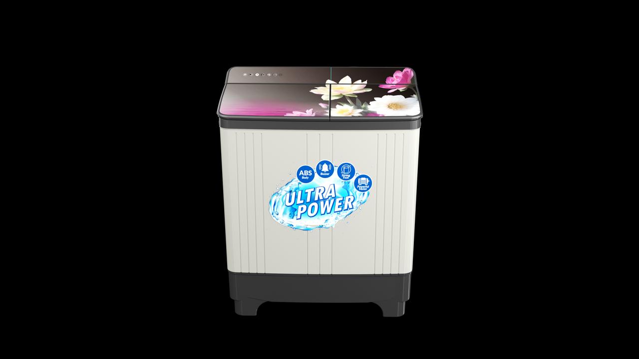 NEX02 9.5 kg Semi-Automatic Top Load Washing Machine With Magic Filter (Aqua Wash, MAROON)
